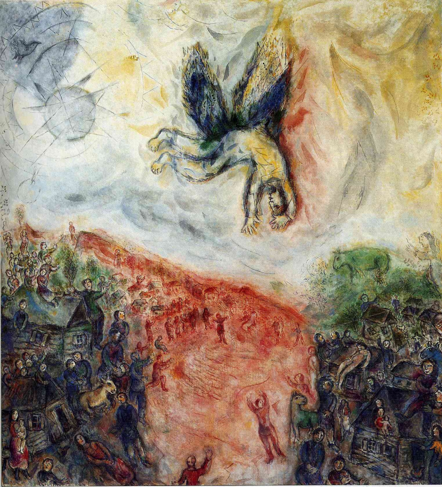 Marc Chagall. The Fall Of Icarus