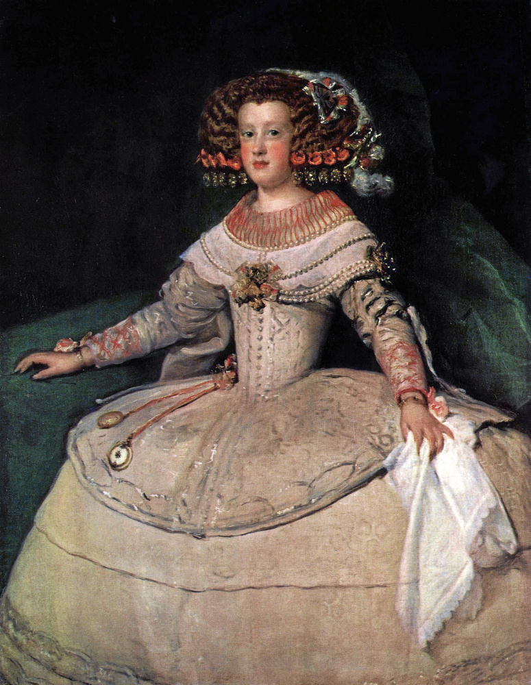 Diego Velazquez. Infanta Maria Theresa at the age of fourteen
