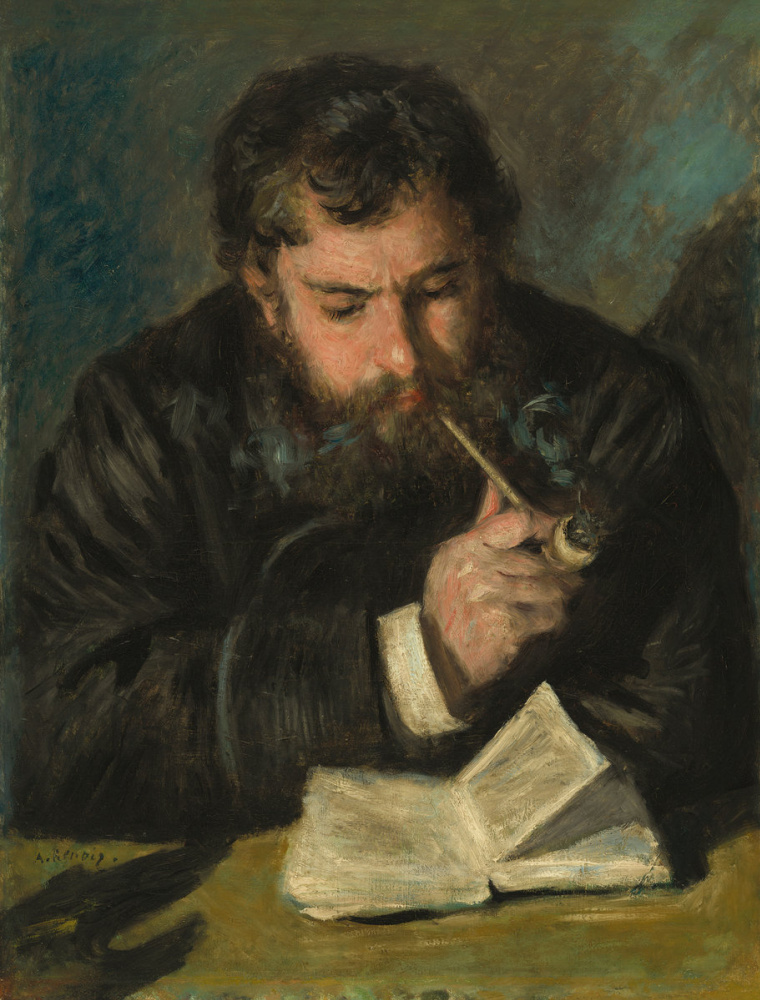 Claude Monet reading