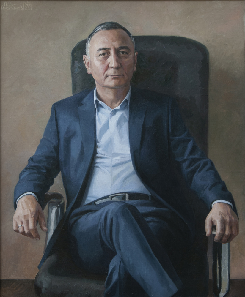 Pavel Gennadievich Dragunov. Male portrait