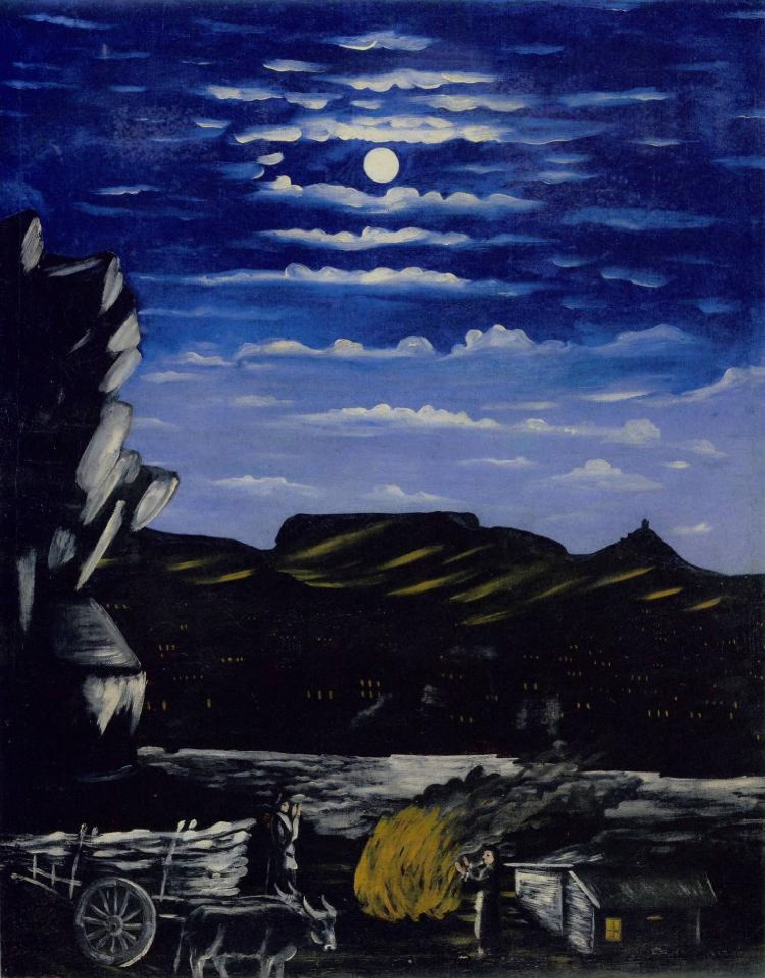Sinceramente Sophie Ciudad Niko Pirosmani (Pirosmanashvili) Arsenalskaya montaña en la noche, 1908,  91×113 cm: Descripción de la obra | Arthive