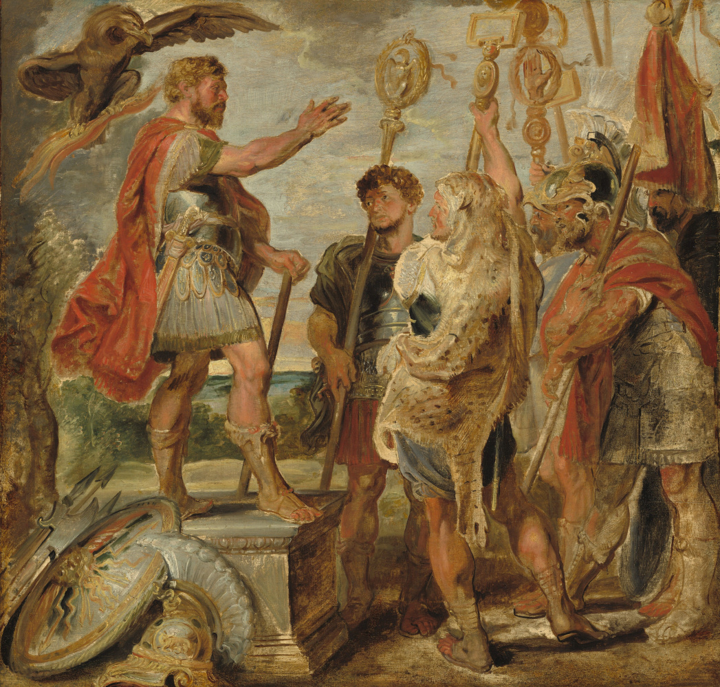 Peter Paul Rubens. Decius Mus speaking to the legions
