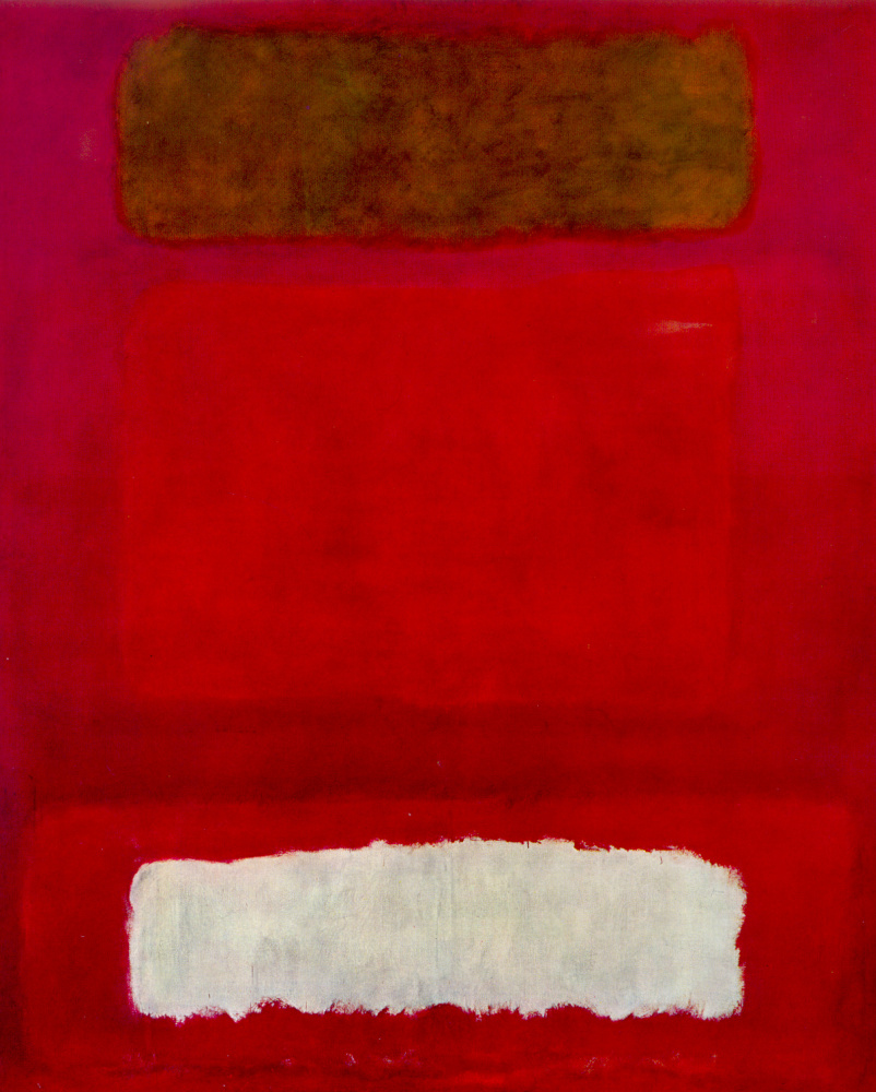Rothko Mark.  No. 16. Red, white and brown