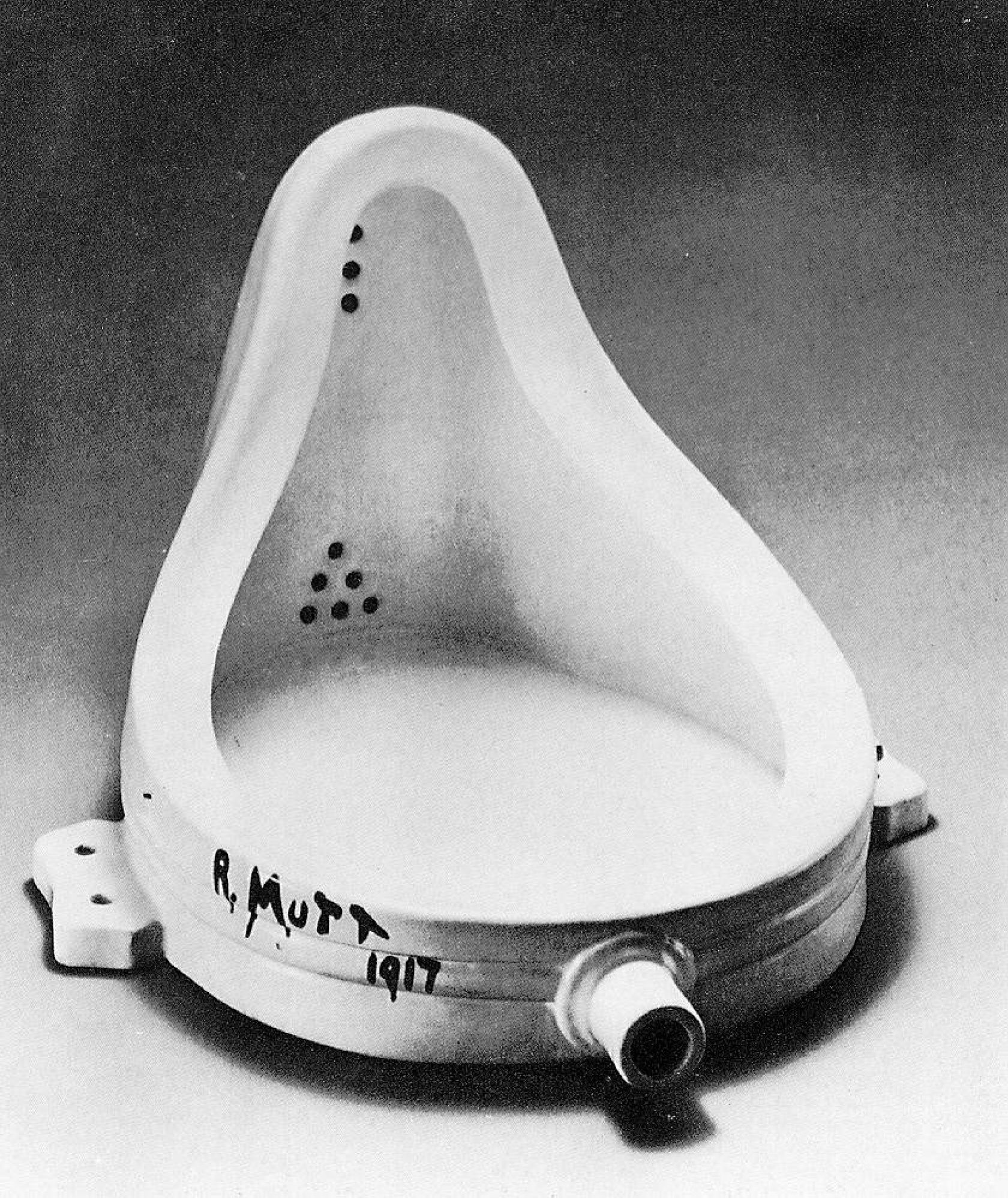 Marcel Duchamp Фонтан, 1917, 38×31 cm: Description of the artwork