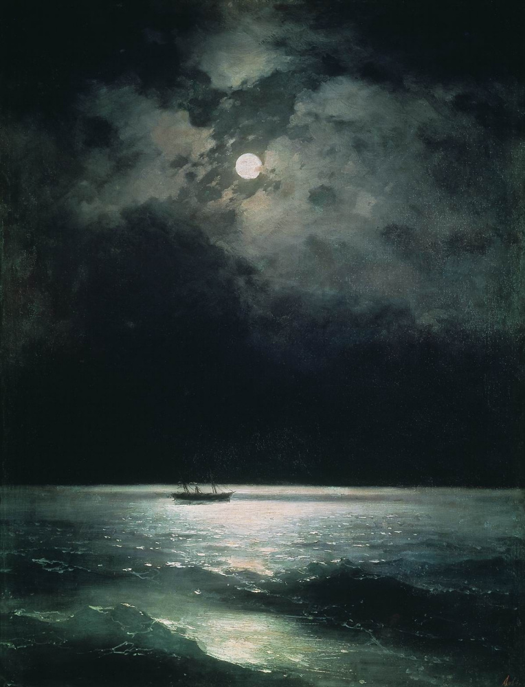 Ivan Aivazovsky. Night on the Black Sea
