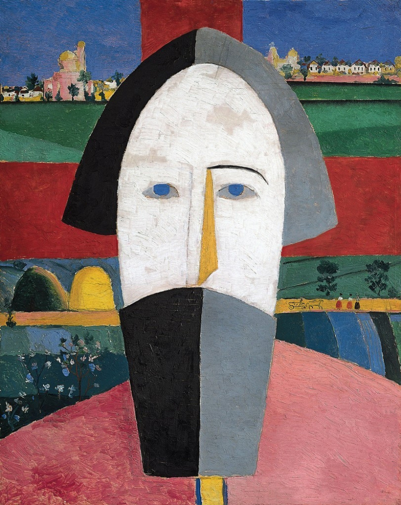 Kazimir Malevich. Head of a peasant
