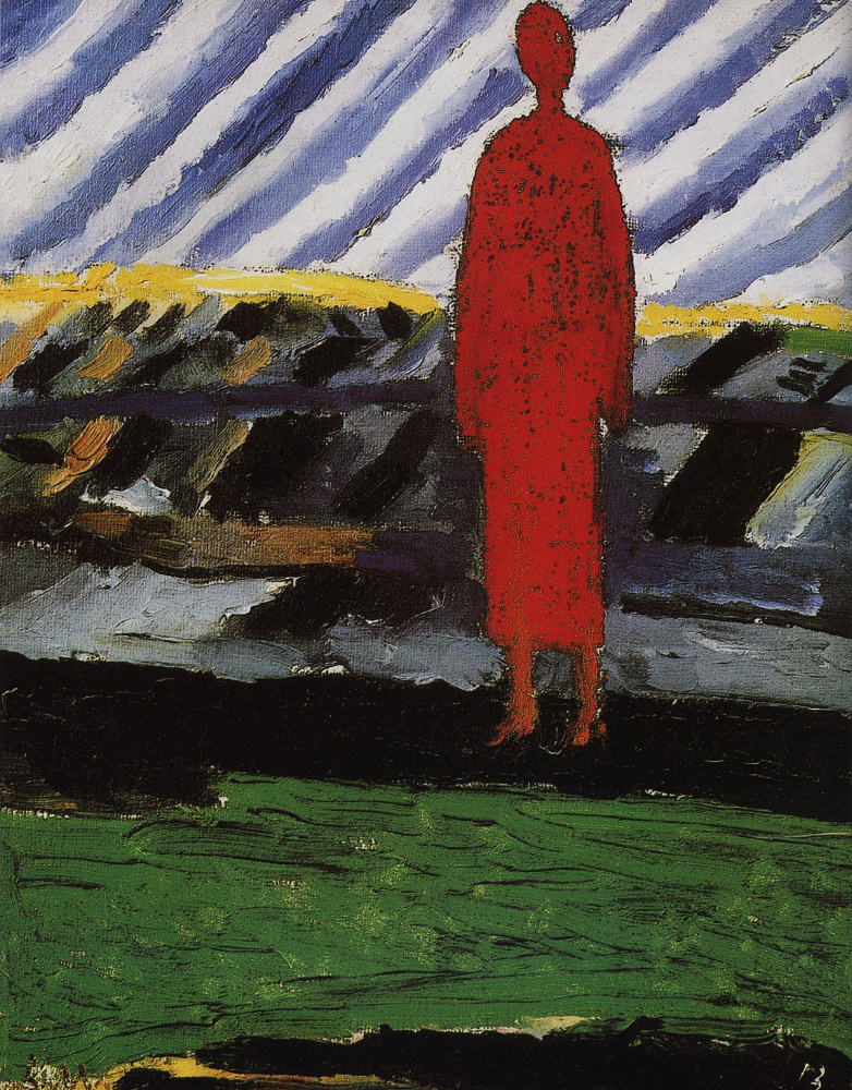 Kazimir Malevich. Red figure