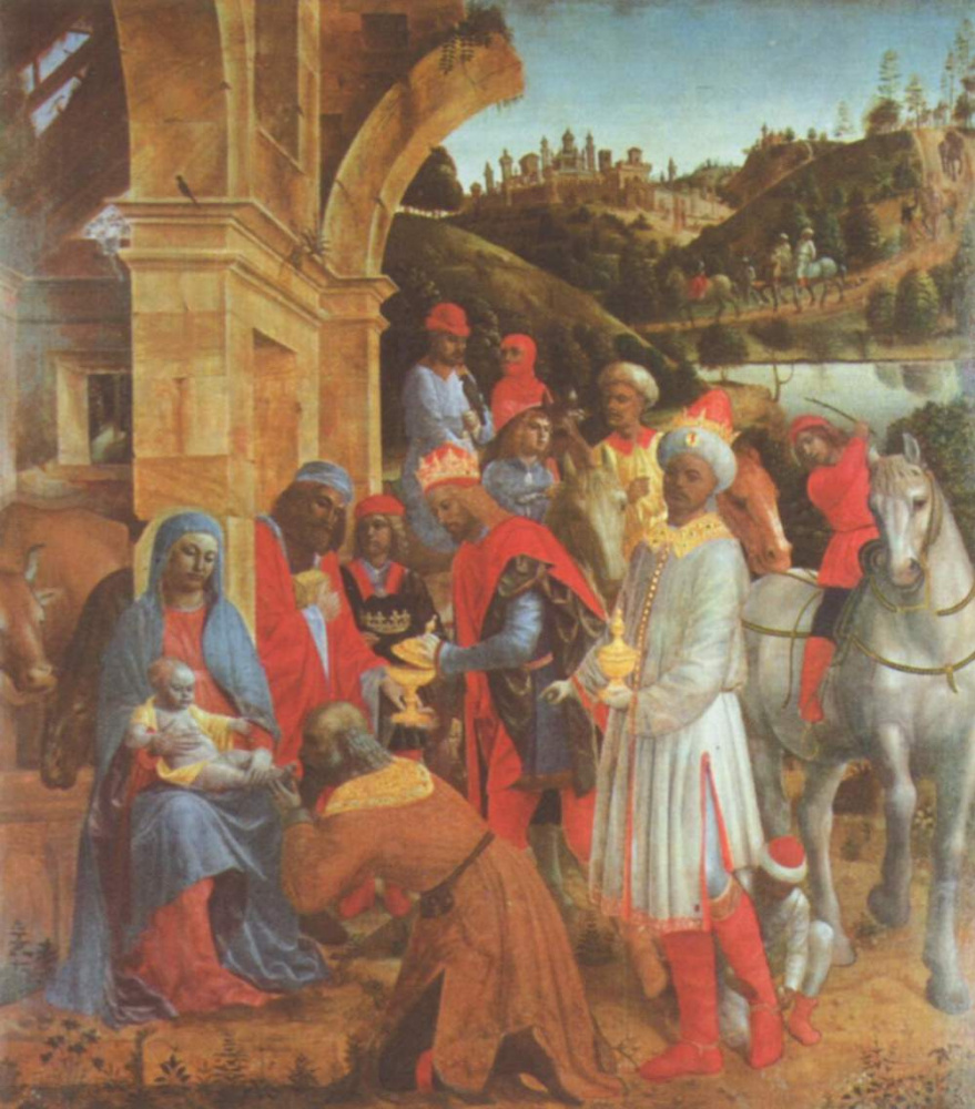 Vincenzo Foppa. The adoration of the Magi