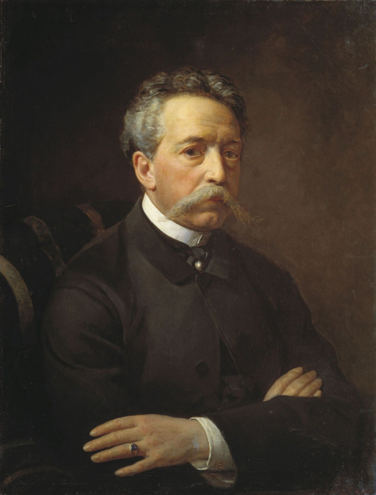 Victor Bobrov Russia 1842 - 1918. Portrait of G. G. Gagarin, Vice-President of the Imperial Academy of Arts