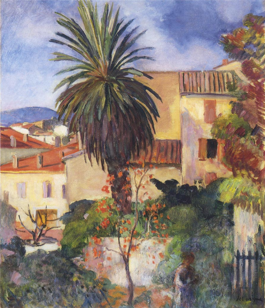Henri Lebasque. Garden in Saint-Tropez