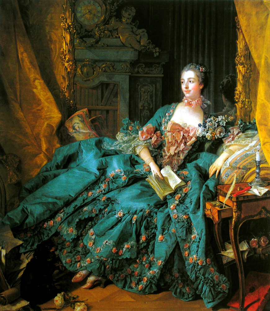 Francois Boucher. Portrait of Madame de Pompadour