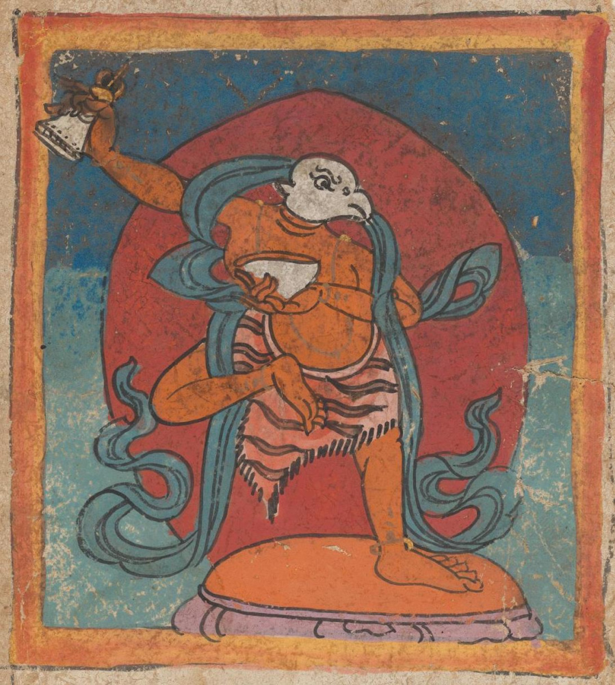 Unknown artist. The deity of the Tibetan Bon religion. Map 65