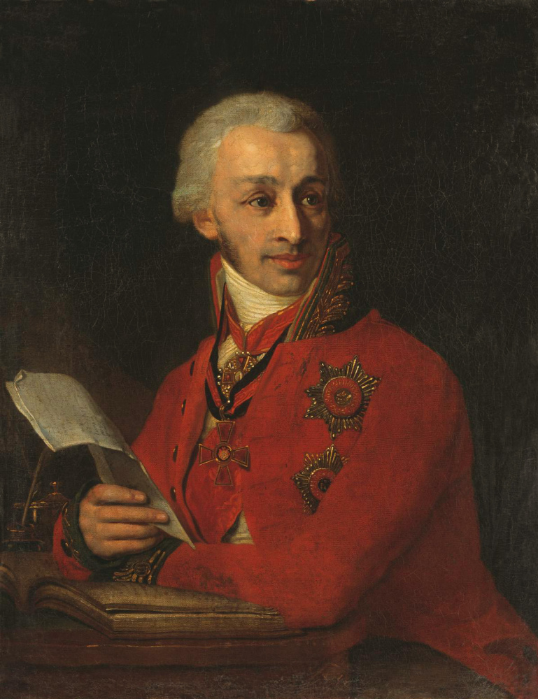 Vladimir Borovikovsky. Portrait of the State Treasurer F. A. Golubtsov