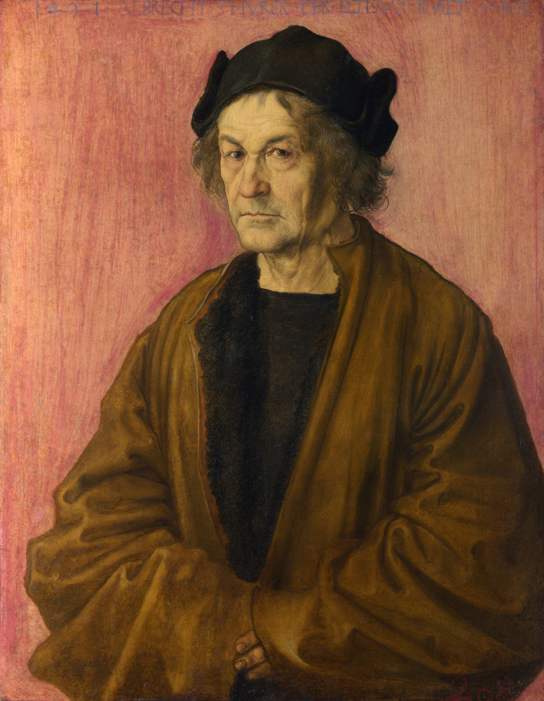 Albrecht Dürer. Portrait of Albrecht dürer the Elder in the age of 70 years