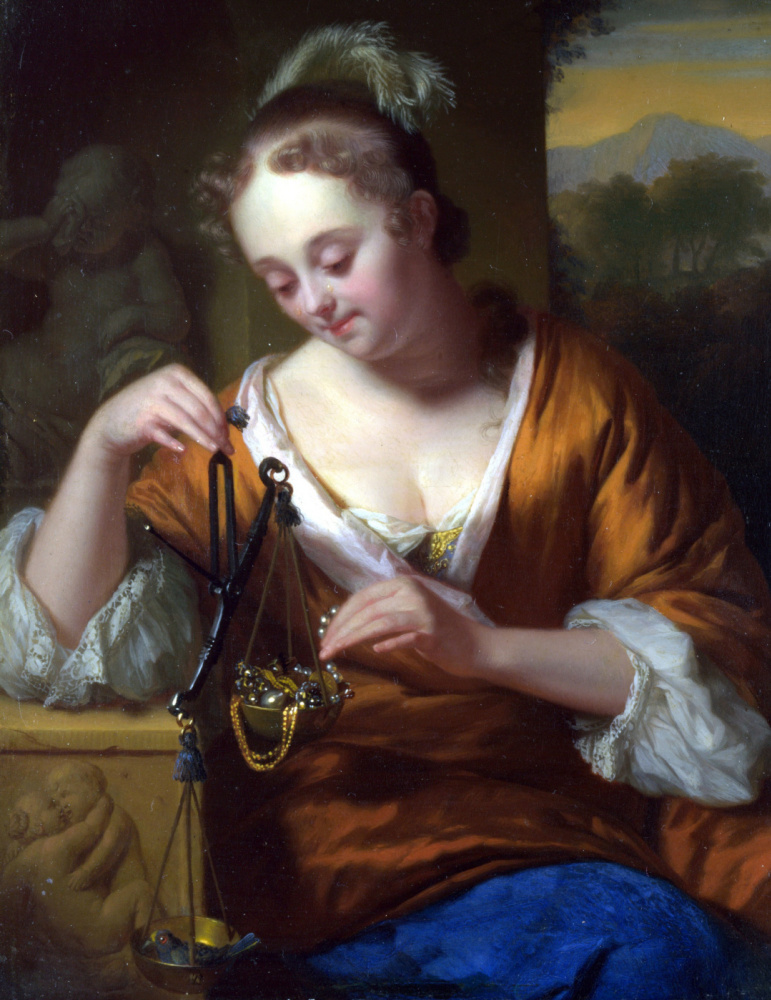 Godfree Schalken. Allegory of virtue and riches
