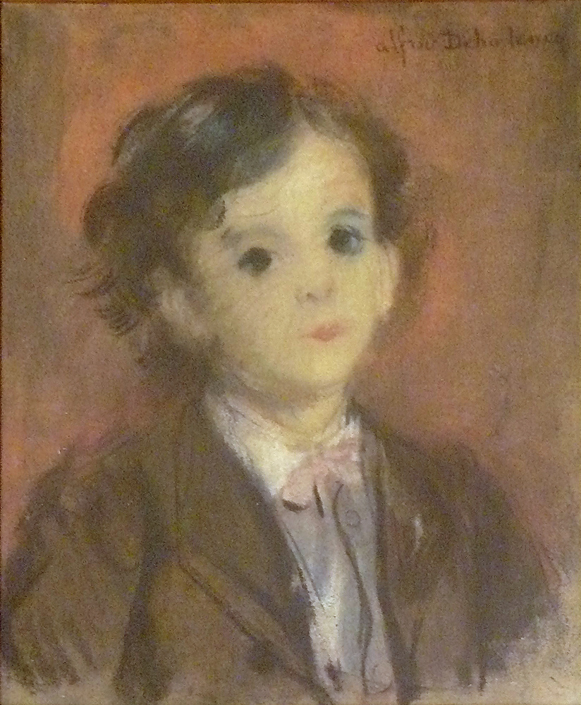 Alfred Dehodencq. Portrait of Edmond, the artist's son