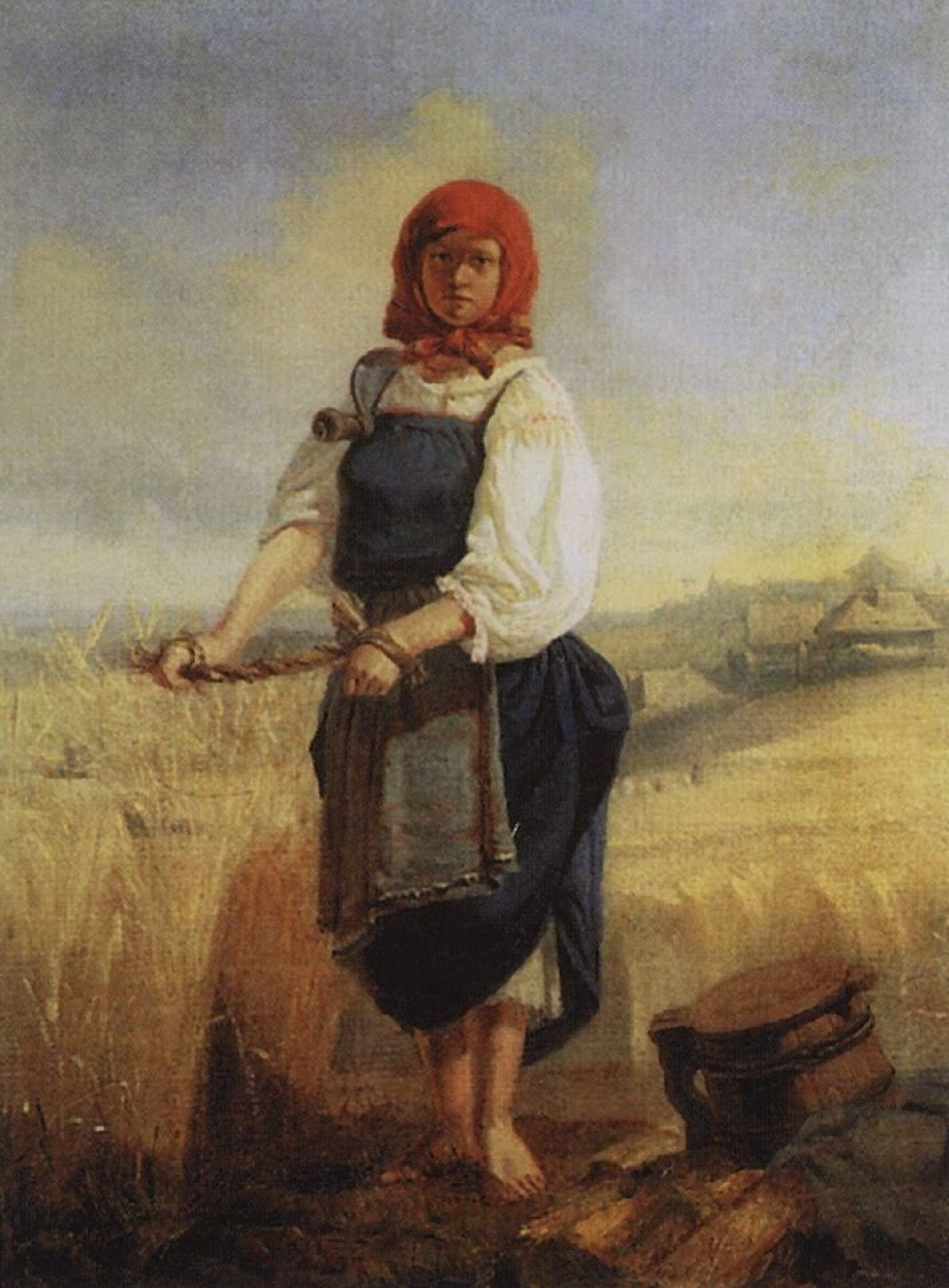 Виктор Михайлович Васнецов - Жница, 1867: Описание произведения | Артхив