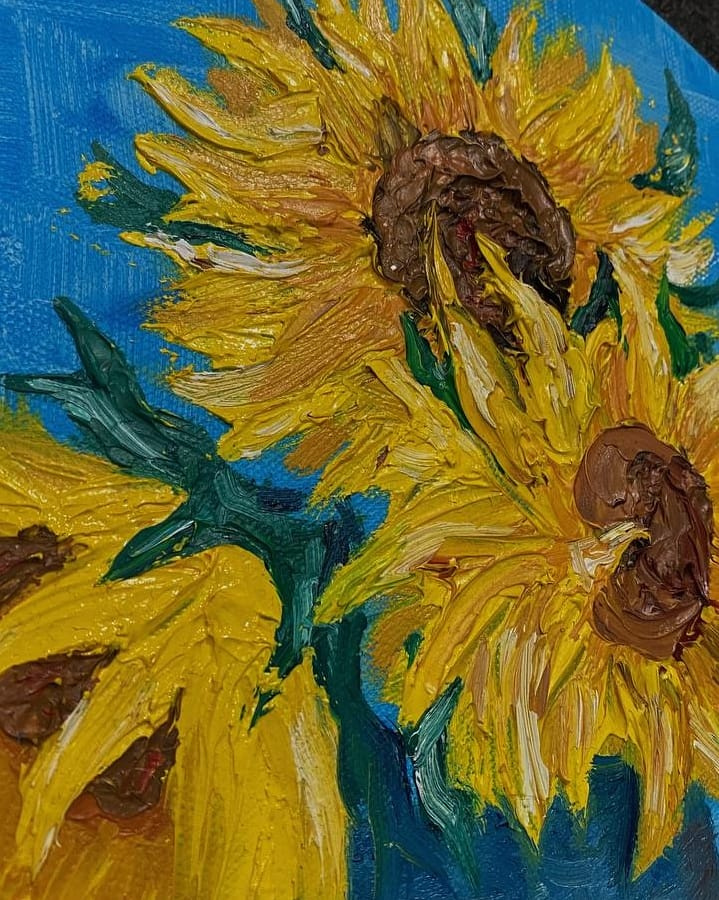 Daria Evgenyevna Vasilyeva. Flowers of the sun
