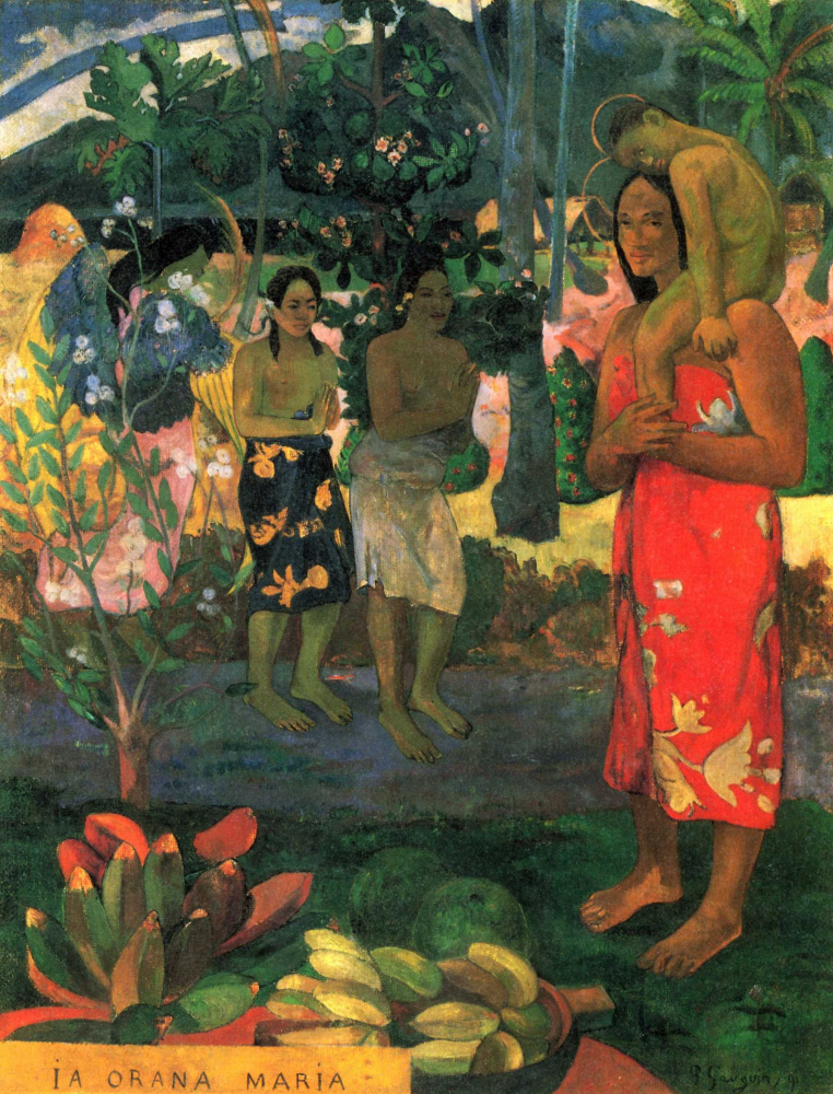 Paul Gauguin. We pray to you, Mary
