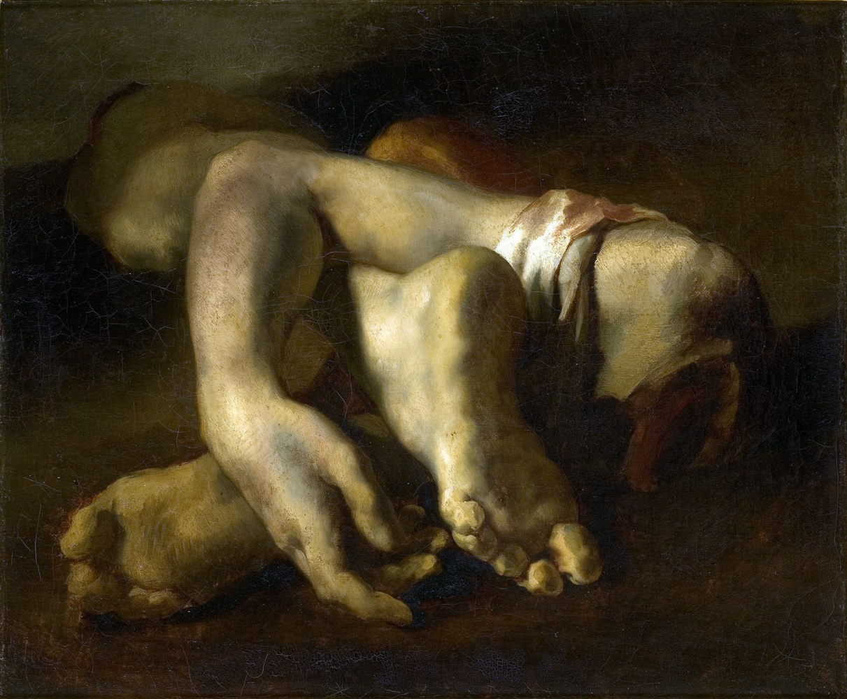 Théodore Géricault. Arms and legs. Anatomical study