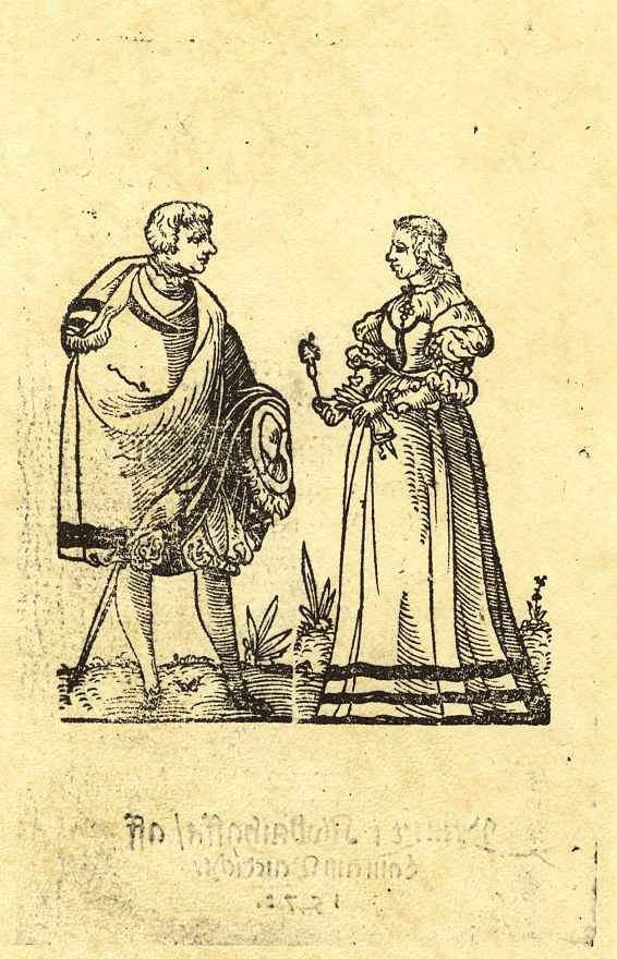 Lorenz Benedict. Noble young couple