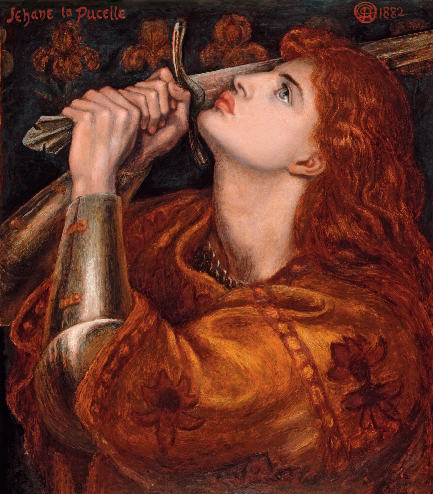 Dante Gabriel Rossetti. Joan of Arc (final version)