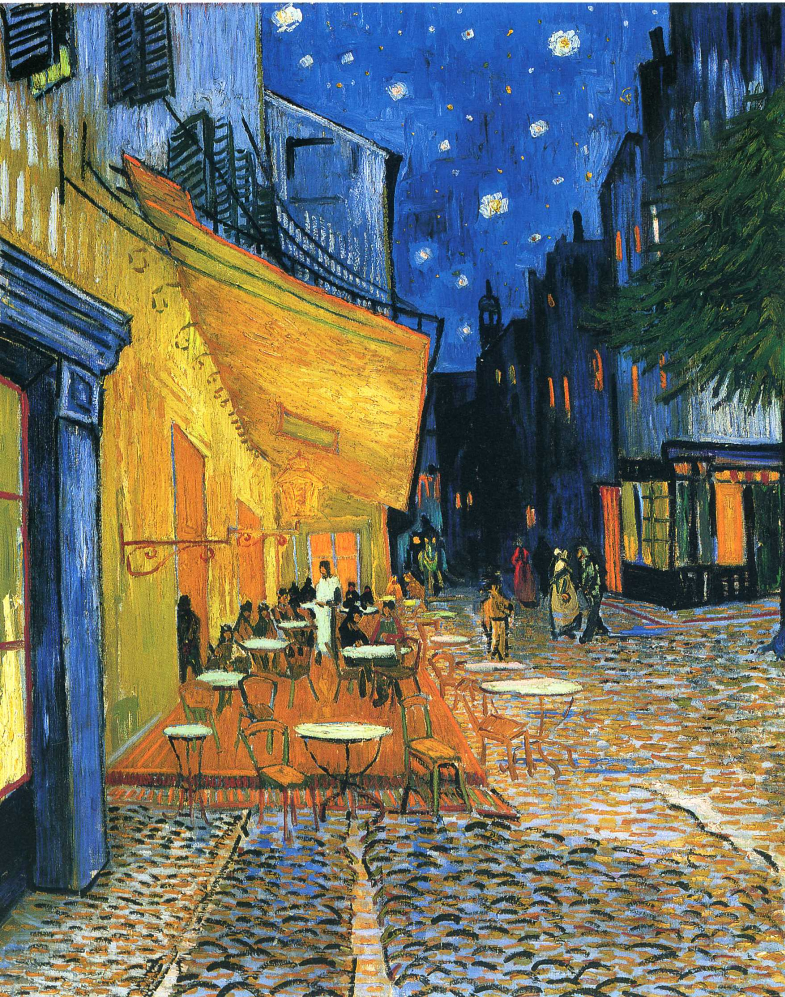 Винсент Ван Гог - Ночная терраса кафе в Арле, 9 1888, 65×81 см: Описание  произведения | Артхив