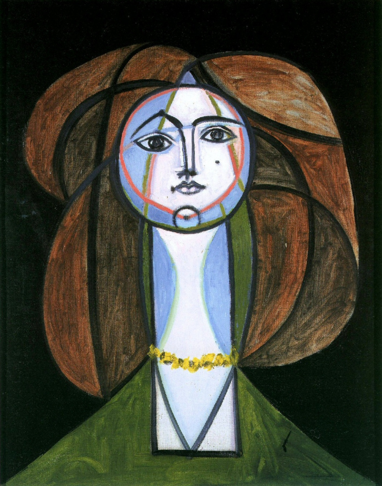 Pablo Picasso. The girl in the yellow necklace