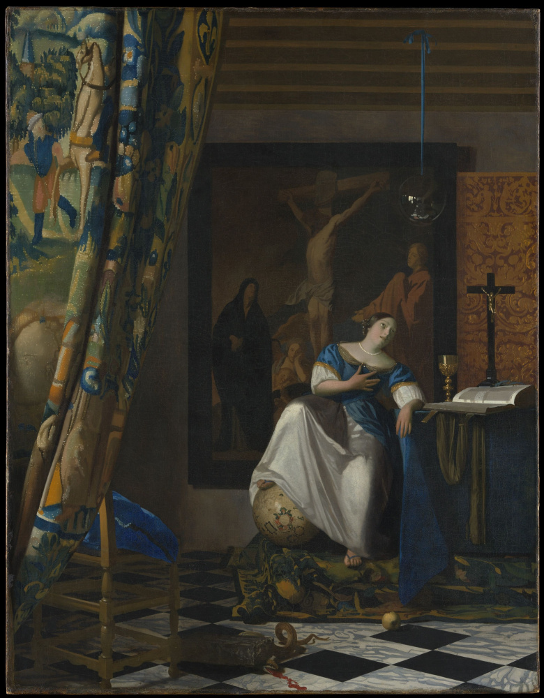 Jan Vermeer. Allegory of the Catholic faith