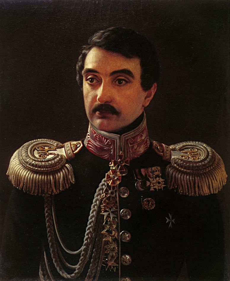 Alexey Vasilyevich Tyranov. Portrait of the composer A. F. Lvov