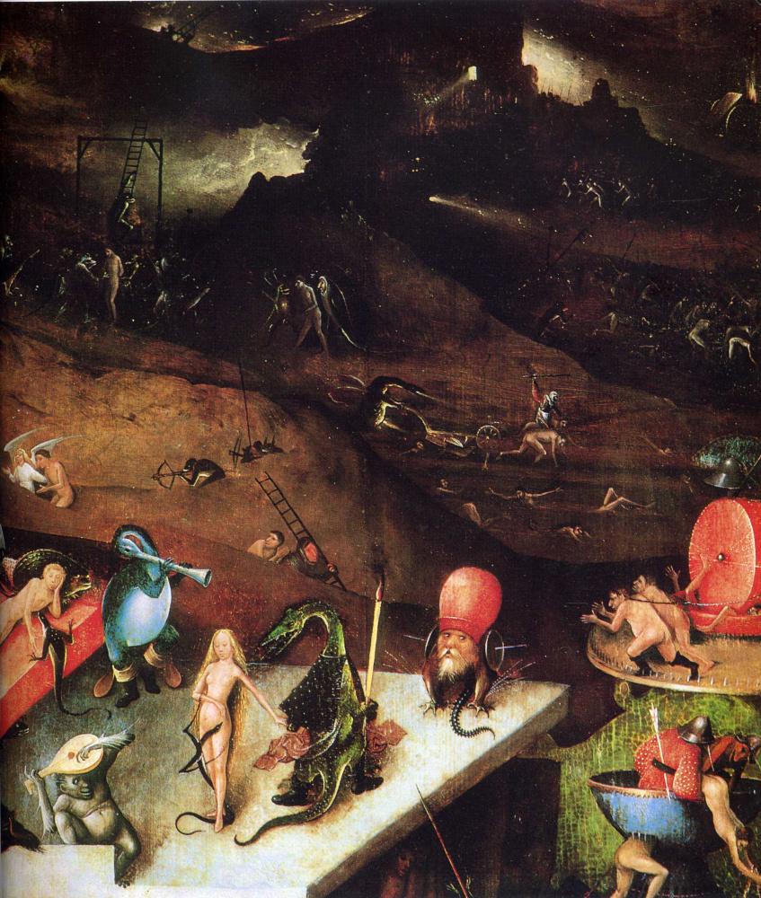 Hieronymus Bosch Judgment The Central Part Of The Triptych Fragment 1504 Descripción De La