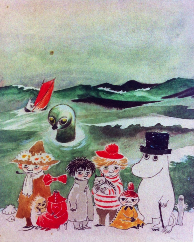 Tove Jansson. The cover of the book T. Jansson about the Moomin