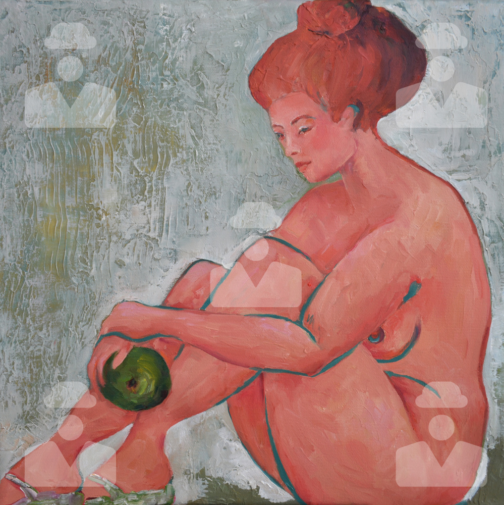 Marina Venediktova. Etude with apples 2