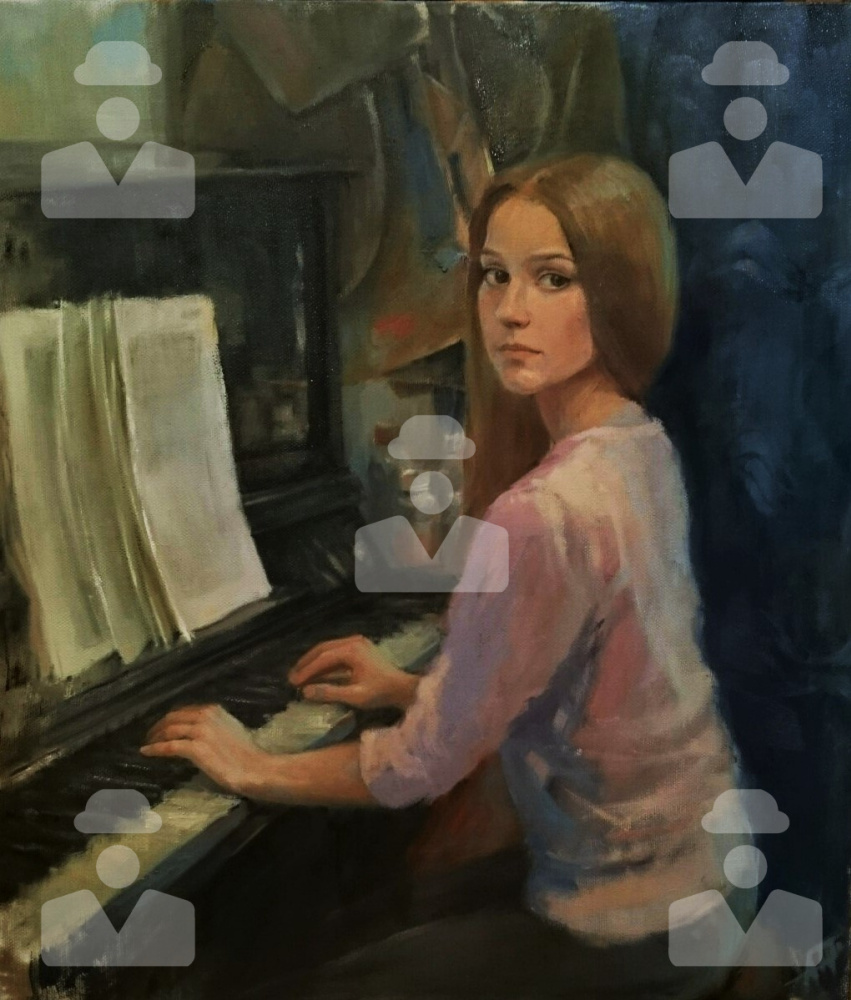 Anastasia Igorevna Pronina. In the workshop
