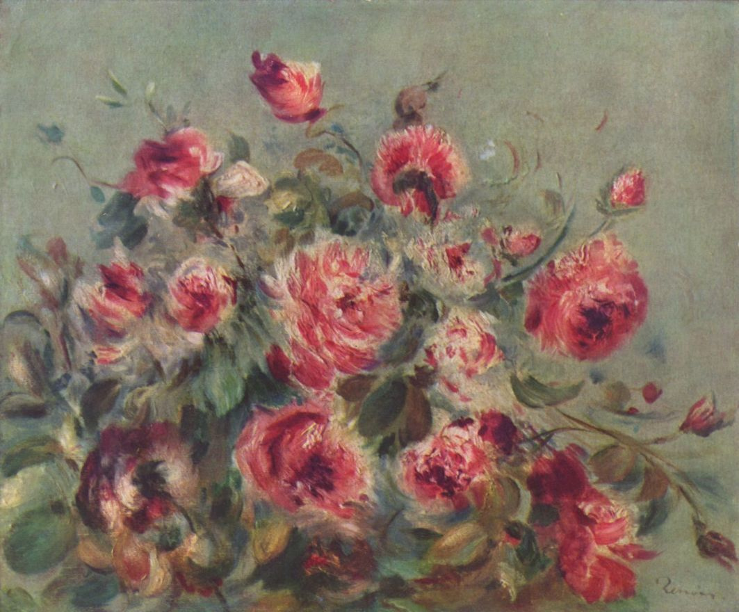 Pierre-Auguste Renoir. Still life. Rose of Vagamon