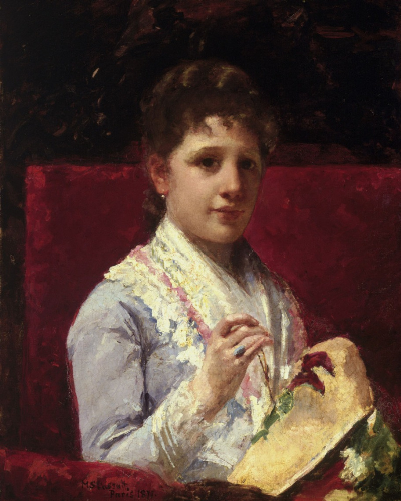 Mary Cassatt. Mary Allison embroidery