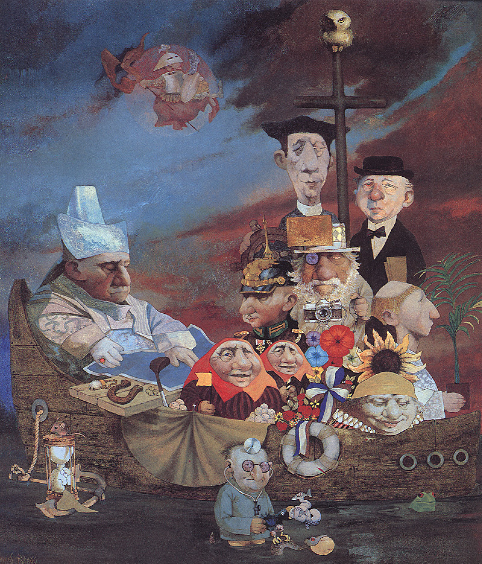 Ship Of Fools Painting