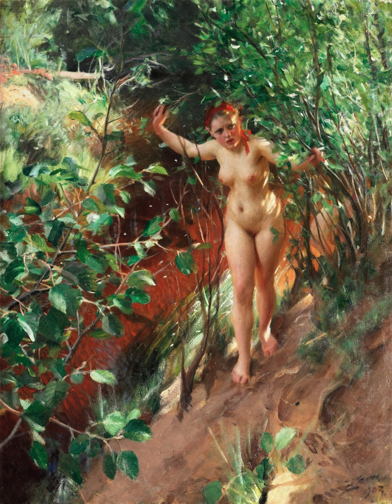Anders Zorn. Red sand