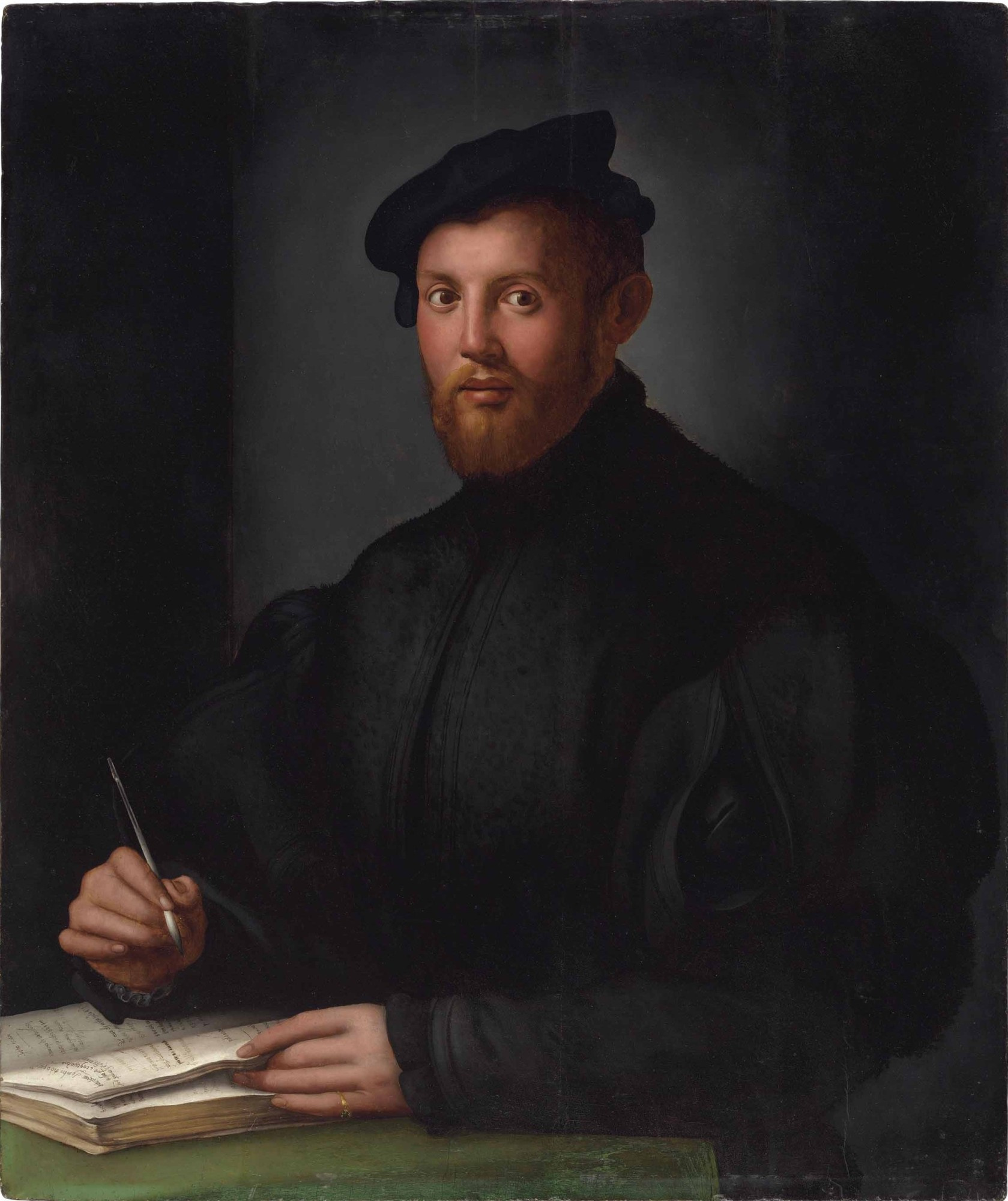 Agnolo Bronzino Ritratto di un giovane uomo con un libro, 1527, 78