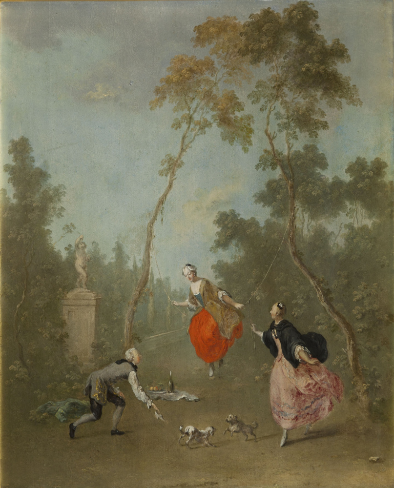 Norbert Grund. Lady on a Swing – Gallant Scene I