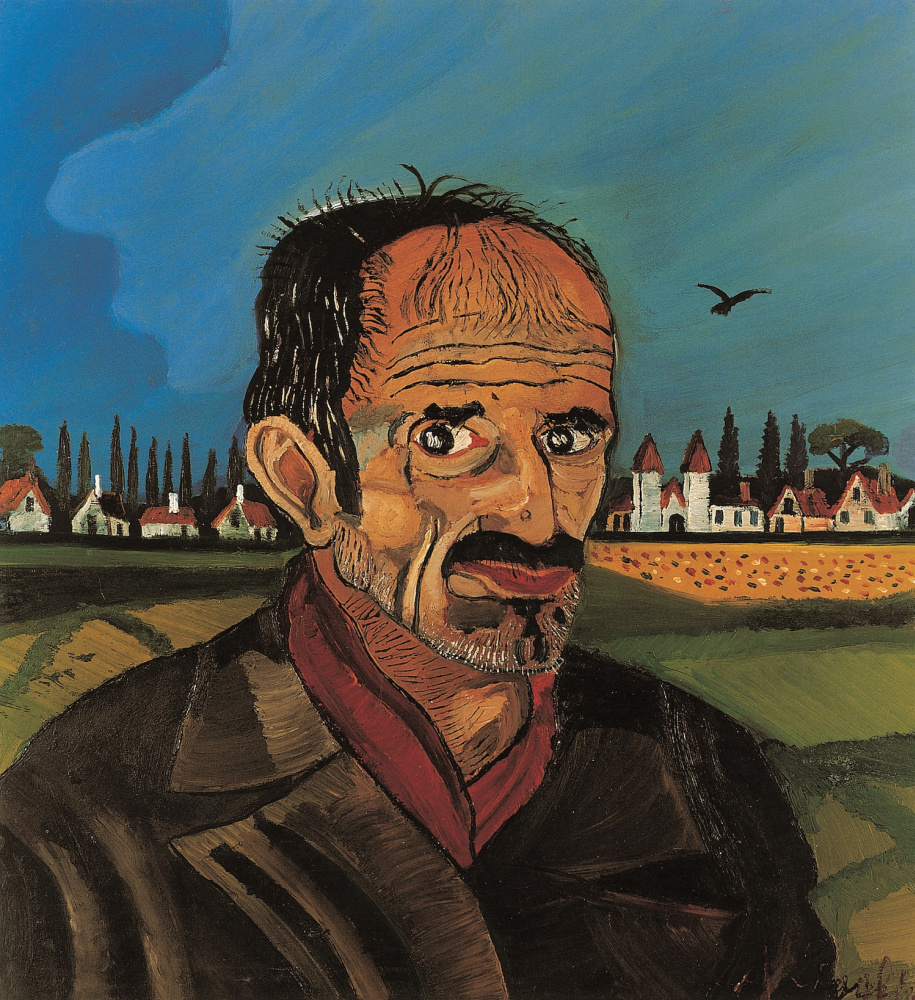 Antonio Ligabue. Self-portrait