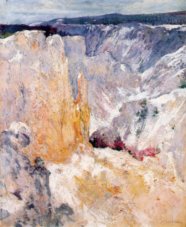 John Henry Twachtman. Canyon in Yellowstone