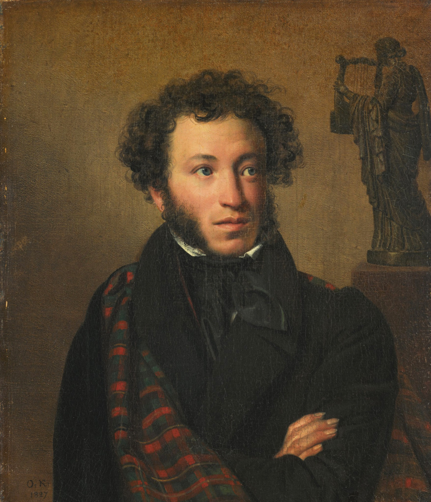 Orest Adamovich Kiprensky. Portrait of A.S. Pushkin