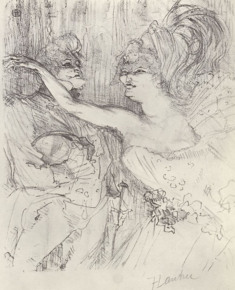 Henri de Toulouse-Lautrec. Gee and Miles in the Revue "Paris in motion"