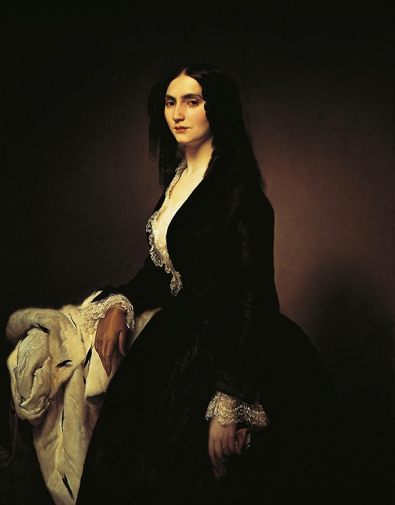 Francesco Ayets. Portrait of Matilda Juva Branca