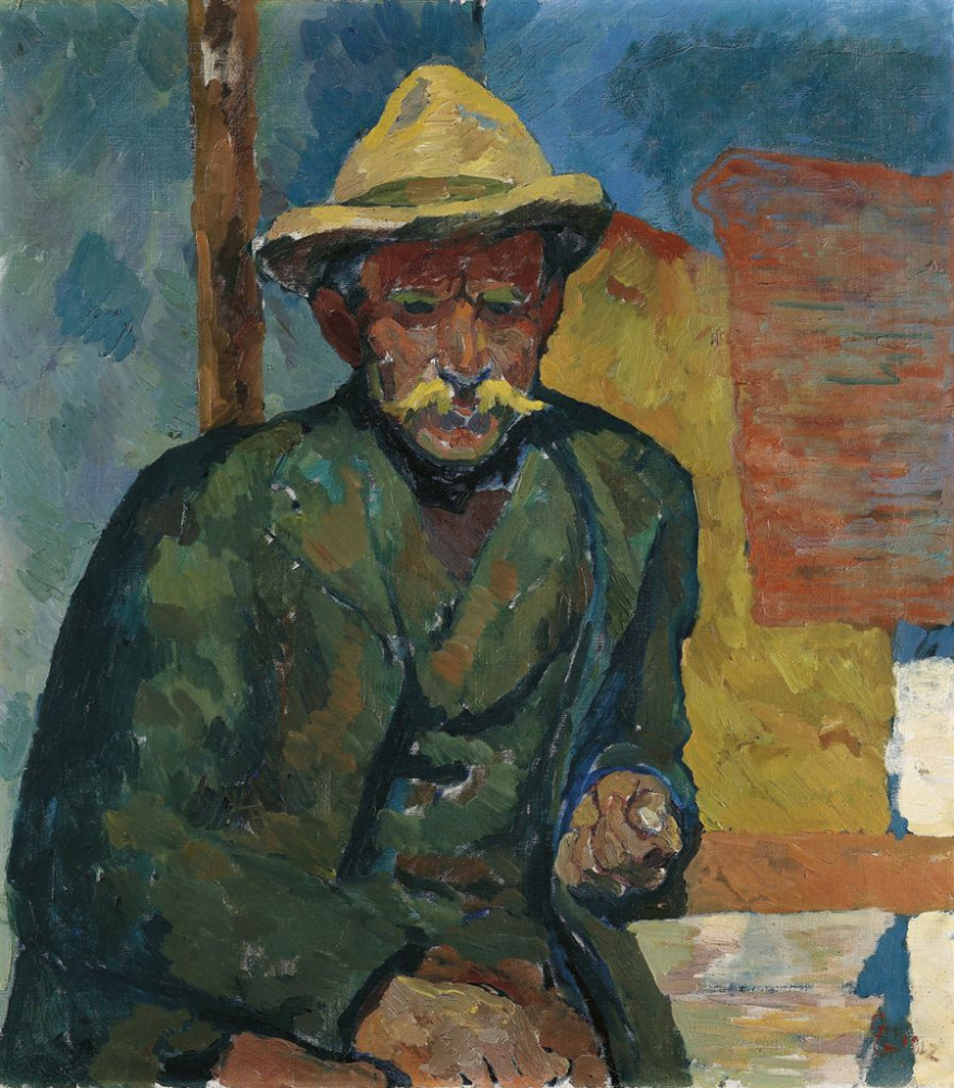 Giovanni Giacometti. Portrait of a peasant