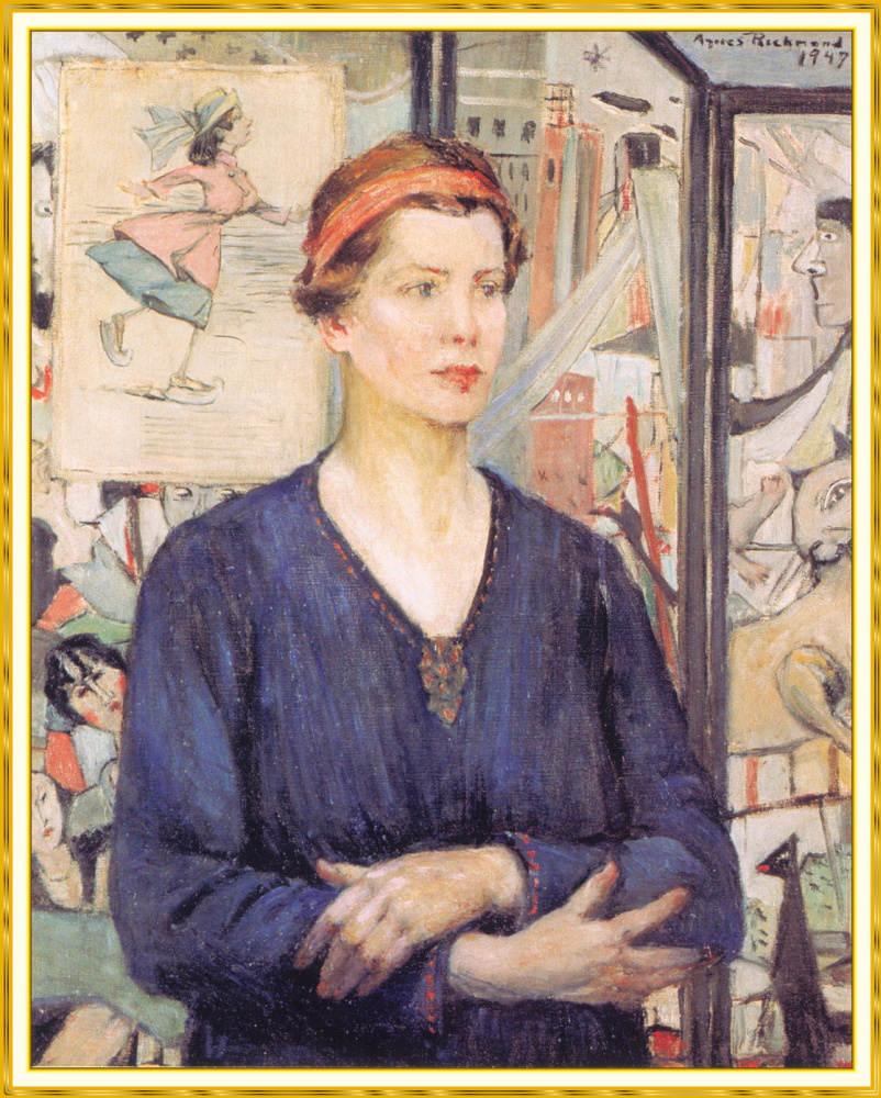 Agnes Richmond. Self-portrait