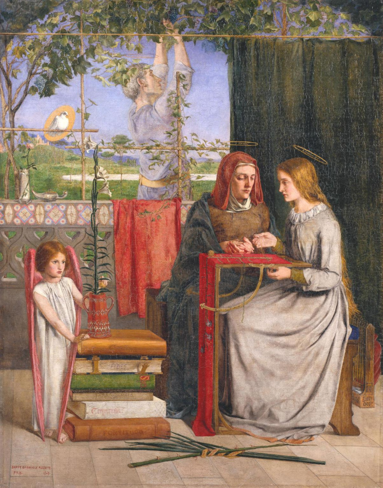 Dante Gabriel Rossetti. Youth of the Virgin Mary