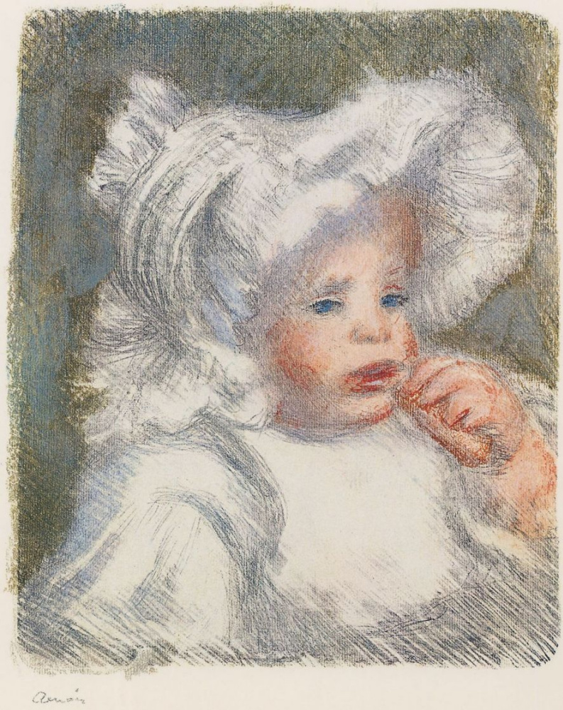 Pierre-Auguste Renoir. Child with biscuit
