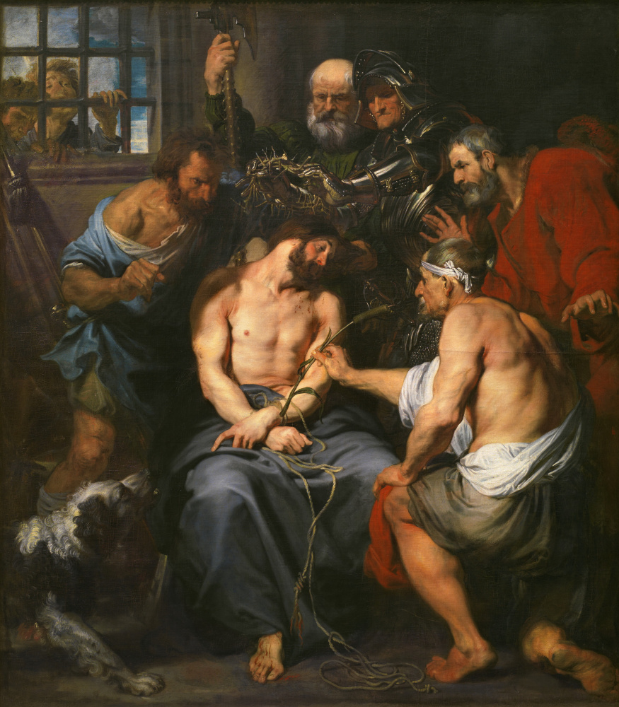 Anthony van Dyck. The coronation a crown of thorns